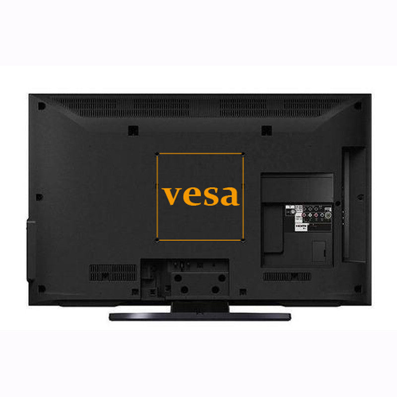 Black TV Stand and Wall Mount Bracket