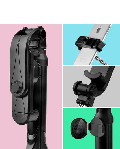 Tripod Selfie Stick with Bluetooth for Phones